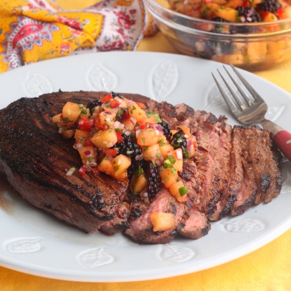 Marinated Flank Steak with Summer Salsa